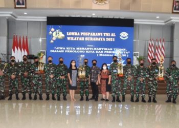 Lomba Pesta Paduan Suara Gerejawi Tingkat Kotama TNI AL Secara Virtual, Bina Mental Rohani