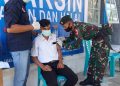 Satgas Pamrahwan Maluku Utara Yonif RK 732/Banau , Pos 2 Loloda SSK II Ikut Andil Pelaksanaan Vaksinasi