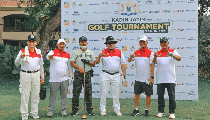 Buka Kadin Jatim Golf Tournament, Lanyalla Tekankan Pentingnya Pembinaan Golfer Junior