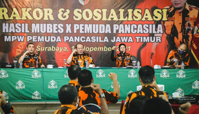 Lanyalla Minta Kader Pemuda Pancasila Jatim Perkuat Keanggotaan