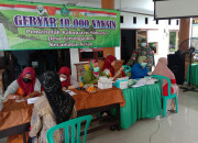 Babinsa Kopka Rujianto Dampingi Pelaksanaan Vaksinasi Di Desa Terung Kulon