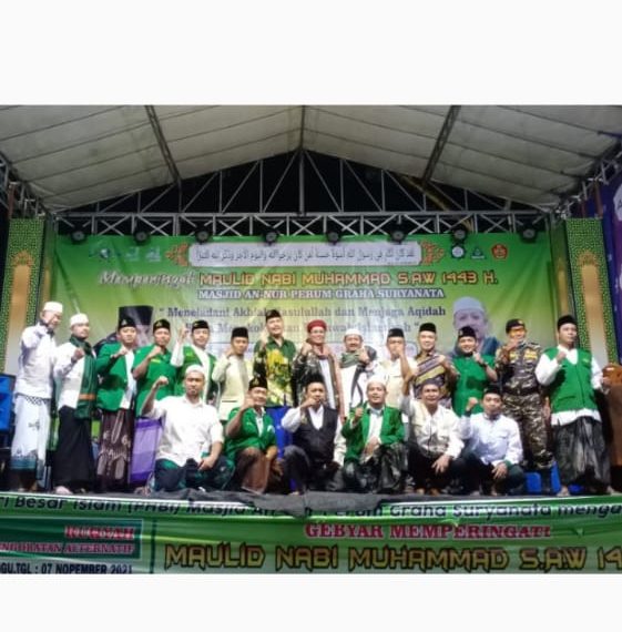 Gebyar Maulid Nabi Muhammad SAW di Masjid An Nur Perumahan Graha Suryanata Surabaya
