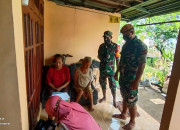 Babinsa Pelda Hasan Basri Door To Door Dampingi Tim Vaksinasi Lansia Di Desa Binaan Sidorejo