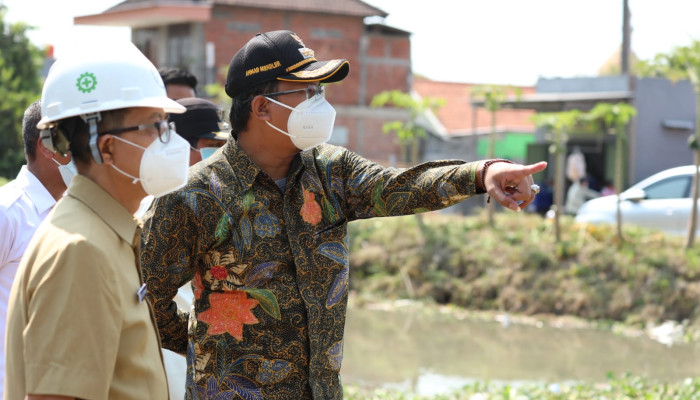Curah Hujan Tinggi, Normalisasi Sungai Di Sidoarjo Terus Dikebut