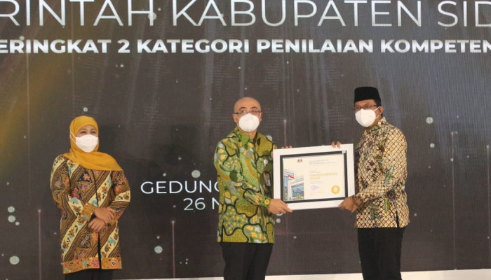 Pengelolaan Sdm Terus Diperbaiki, Pemkab Sidoarjo Raih Penghargaan Bkn Award