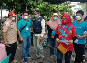 Warga Desa Pepe Mengikuti Vaksinasi Di Perumahan Jaya Regency