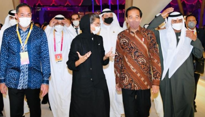 Presiden Joko Widodo Kunjungi Paviliun Indonesia Dan Pea Di Dubai Expo