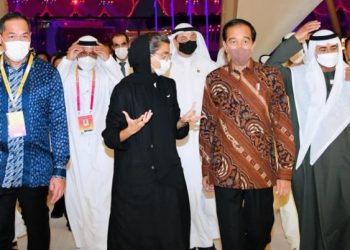 Presiden Joko Widodo Kunjungi Paviliun Indonesia dan PEA di Dubai Expo