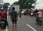 Berboncengan, Dua Mahasiswi Cantik Di Pasuruan Tabrak Truk Dari Belakang