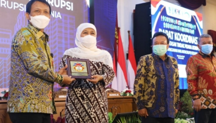 Rapat Koordinasi Pemberantasan Tindak Pidana Korupsi Di Jatim, Dihadiri 38 Bupati/Walikota