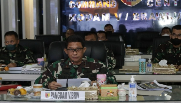 Pasukan Gabungan Kodam V/Brawijaya Gelar Latihan Di Sumatera Selatan