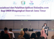 Sosialisasi Dan Pelatihan Aplikasi Balanjha.com Oleh Bhayangkari Polda Jatim