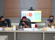 Antisipasi Lonjakan Covid-19 Di Nataru, Plt Bupati Nganjuk Berkoordinasi Lintas Sektoral