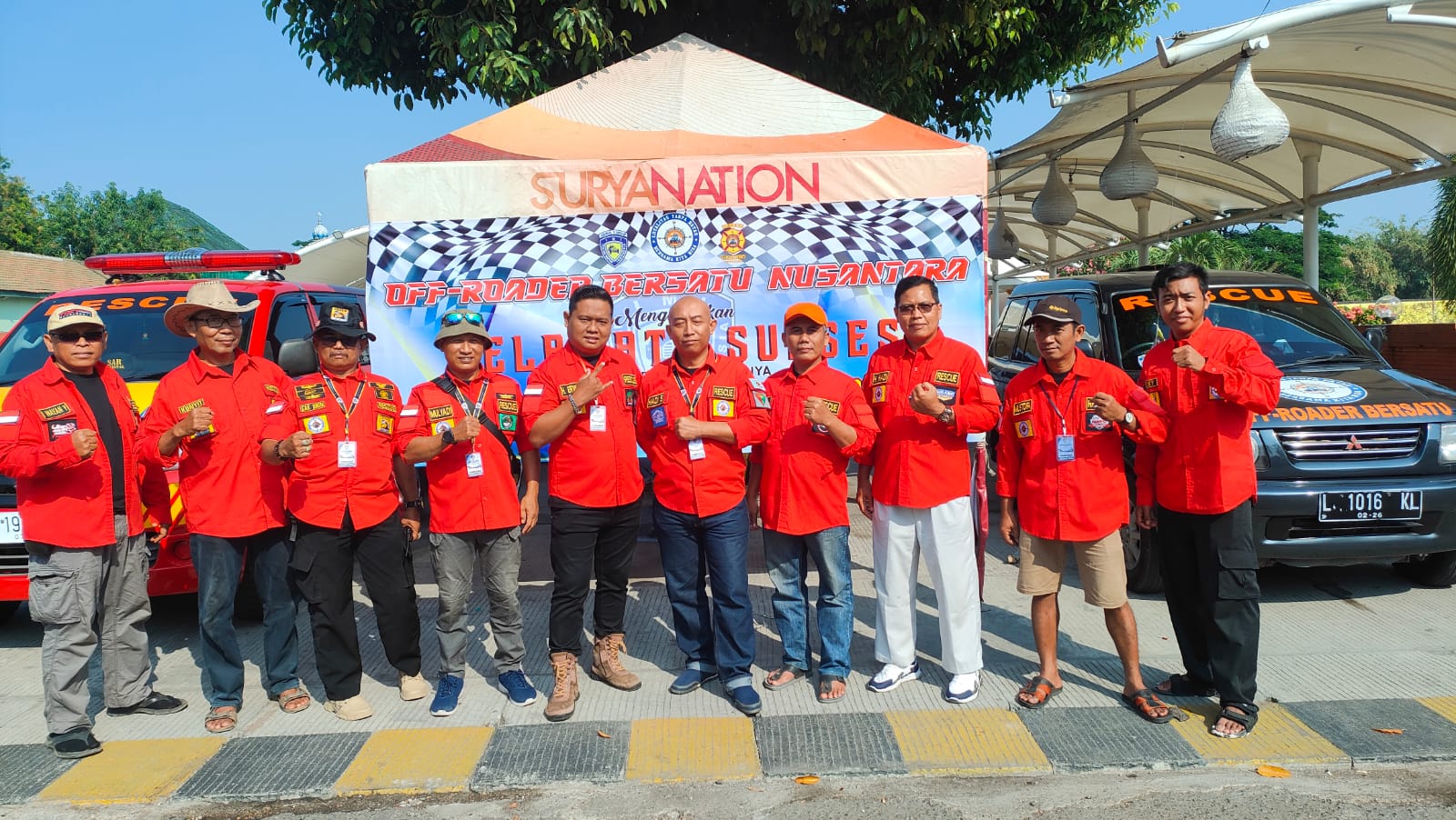 Support Off Roader Bersatu Nusantara di Jambore Nasional IMI Di Madiun