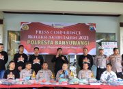 Refleksi Akhir Tahun 2023, Polresta Banyuwangi Selesaikan 556 Kasus Dengan Restorative Justice