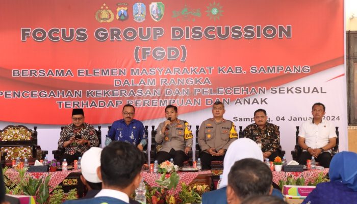 Polres Sampang Gelar Fgd Cegah Kekerasan Dan Pelecehan Seksual Terhadap Perempuan Dan Anak