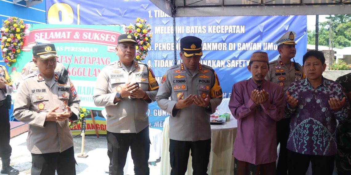 Kapolresta Sidoarjo Resmikan Pos Lantas Ketapang Tanggulangin