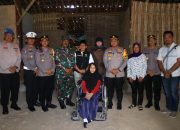 Polres Ngawi Bersama Baznas Bedah Rumah Penyandang Disabilitas