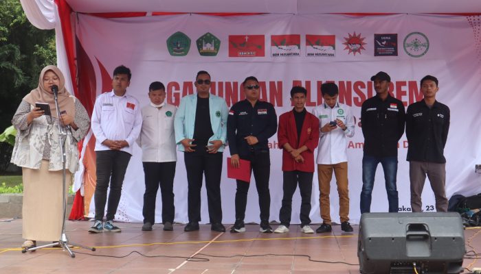 Gabungan Aliansi Bem Deklarasi Siap Mengawal Pemilu Berjalan Aman Dan Damai