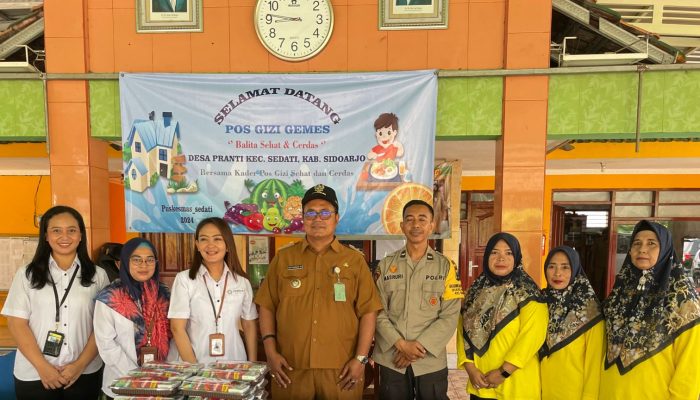 Kolaborasi Cordia Hotel Surabaya Bersama Posyandu Kampanyekan Pencegahan Stunting Di Desa Pranti Sidoarjo 