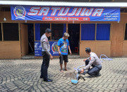 Respon Keluhan Soal Genangan Air, Polres Malang Salurkan Bantuan Pompa Ke Pedagang Stadion Kanjuruhan