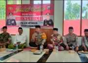 Jumat Curhat, Polres Nganjuk Ajak Jamaah Al – Muttaqin Ciptakan Pemilu 2024 Damai, Aman Dan Sejuk