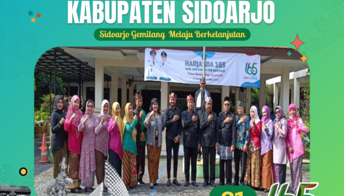 Camat Sedati Beserta Staf Mengucapkan Harjadsa Ke 165 Tahun