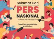 Wartawan, Redaksi Dan Keluarga Besar Gelorajatim Mengucapkan Selamat Hari Pers Nasional
