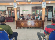 Bimtek Pemantapan Linmas Di Tulangan Jelang Pengamanan Pemilu 2024