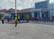 Polsek Sidoarjo Kota Gebyar Senam Aerobik Bersama Bhayangkari 