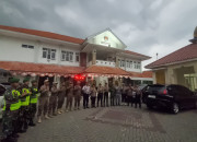 Jelang Pemilu 2024 Personel Gabungan Patroli Kota Sidoarjo
