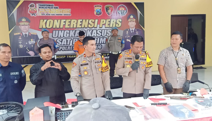Penganiaya Pacar Dibekuk Satreskrim Polresta Sidoarjo