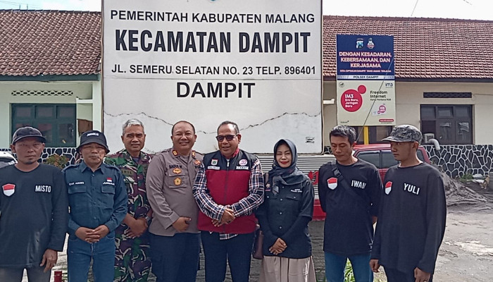 Kapolsek Dampit Dan Muspika Gandeng Media Online Lokal, Bersinergisitas Memajukan Kecamatan Dampit