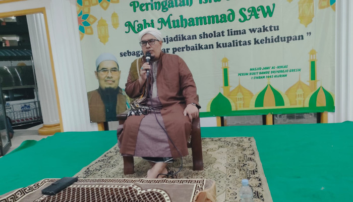 Peringatan Isro’ Miraj Di Masjid Al- Ikhlas Bukit Bambe Gresik