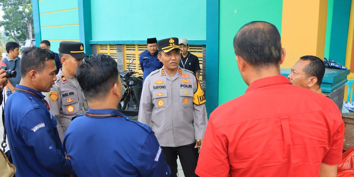 Kapolres Tuban Pantau PPK dan Ingatkan Personil Lebih Tingkatkan Kewaspadaan 
