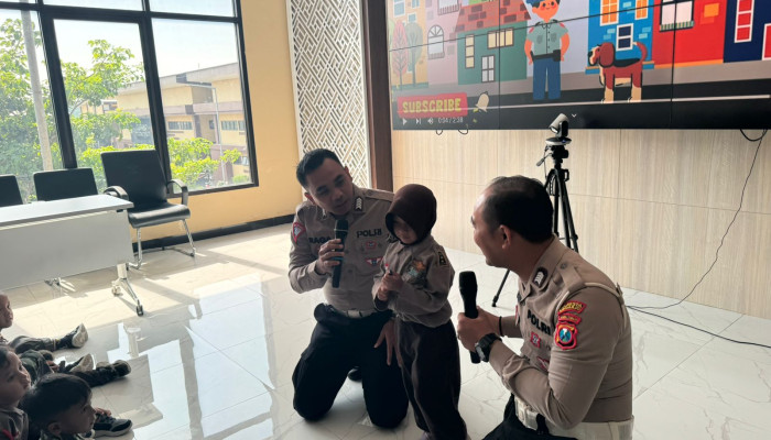 Edukasi Tertib Lalu Lintas Di Satlantas Polresta Sidoarjo