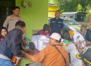Patroli Kesehatan Pemilu 2024, Dokkes Polresta Sidoarjo Layani Wartawan