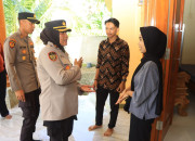 Polres Tuban Santuni Petugas Kpps Yang Keguguran Saat Bertugas 