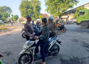 Polsek Tanggulangin Ops Himbauan Dan Teguran Ke Pengendara Motor 