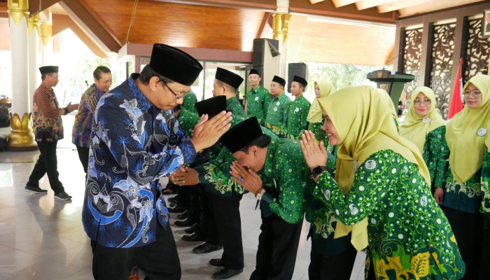 Pelantikan Pergunu Sidoarjo, Gus Muhdlor Ajak Guru Aktif Cetak Sdm Yang Berkualitas