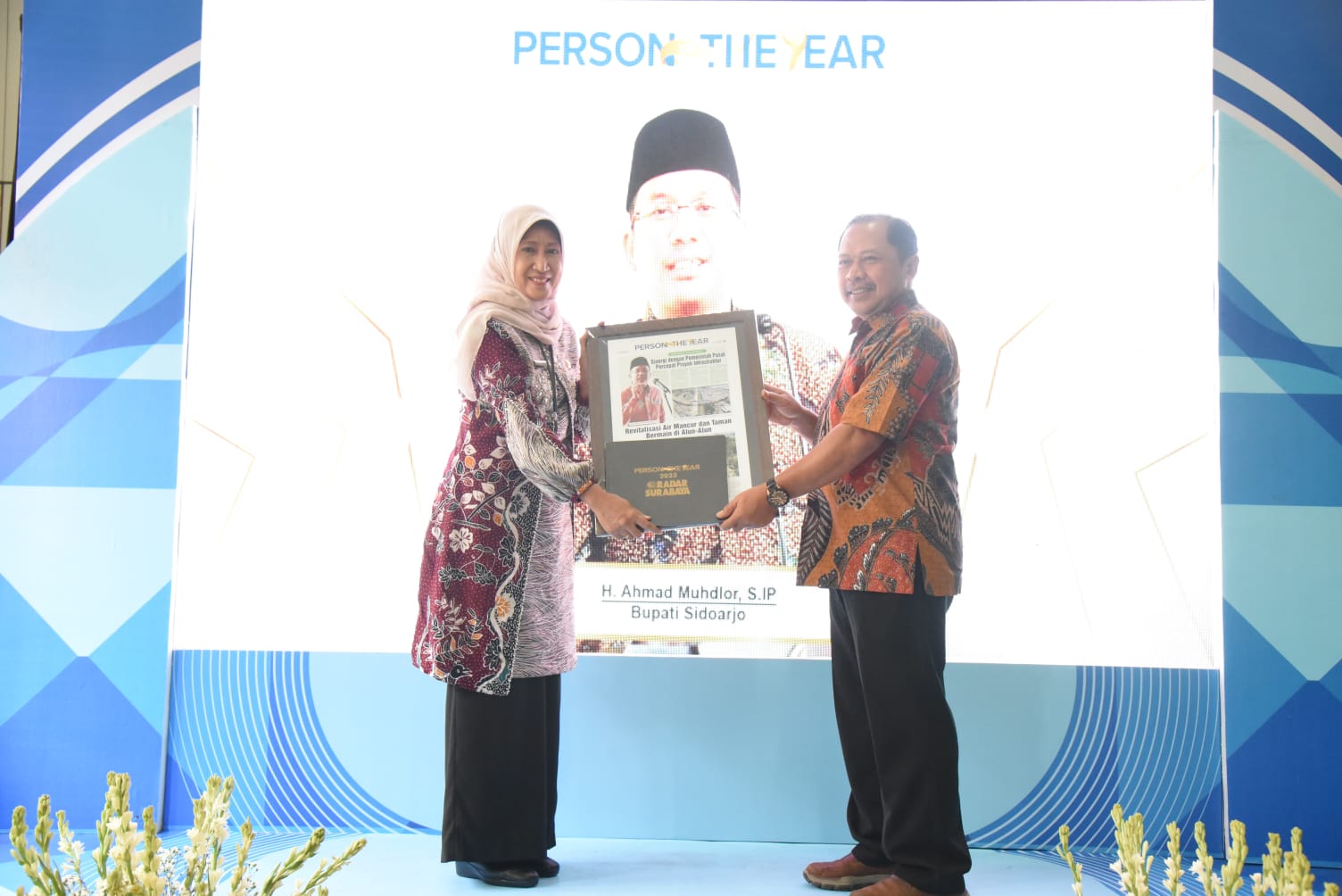 Bupati Sidoarjo Dinobatkan Person of The Year 2023 Oleh Media Ternama di Jatim 