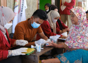 Ormek Imm Sidoarjo Baksos Pemberian Air Bersih Dan Cek Up Kesehatan Gratis Di Kedung Banteng 