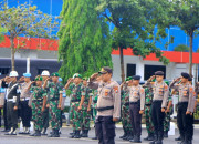 Bulan Bakti Tni Polri, Polres Tuban Gelar Apel Gabungan Dan Patroli Skala Besar