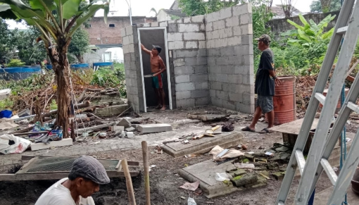 Pembangunan Tempat Wudhu Dan Ponten Di Makam Mbah Buyut Qori Capai 70 Persen, Tokoh Masyarakat: Semoga Saat Haul Sudah Bisa Digunakan