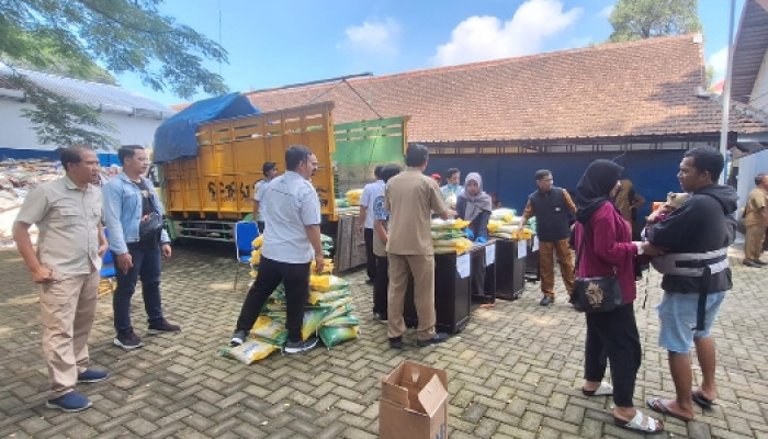 Gelar Operasi Pasar, Kolaborasi Polres Kediri Kota Bersama Pemkot Sediakan 30 Ton Beras Murah