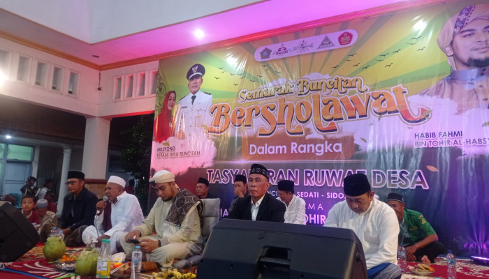 Buncitan Bersholawat Dalam Rangkaian Acara Ruwat Desa