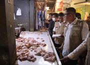 Sepekan Jelang Ramadhan 2024, Satgas Pangan Polres Malang Gelar Sidak Pasar