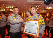 Polres Bojonegoro Raih Penghargaan Penganugerahan Predikat Penilaian Kepatuhan Dari Ombudsman Ri