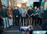 Kapolda Jatim Pastikan Proses Rekapitulasi Pemilu Di Kpu Jatim Berjalan Aman Dan Lancar