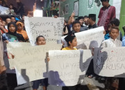 Polsek Dan Koramil Sidoarjo Kota Redam Gejolak Warga Sumput Yang Gelar Aksi Demo